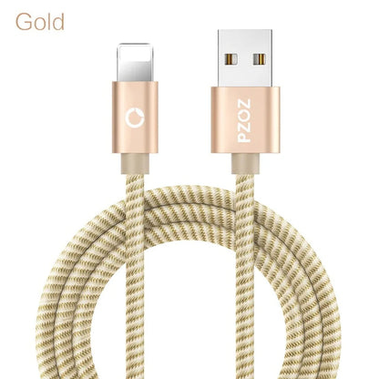 PZOZ Usb Cable for Iphone Cable 14 13 12 11 Pro Max Xs Xr X SE 8 7 6S plus Ipad Air Mini Fast Charging Cable for Iphone Charger