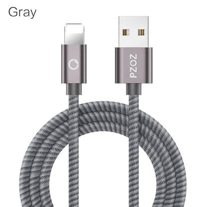 PZOZ Usb Cable for Iphone Cable 14 13 12 11 Pro Max Xs Xr X SE 8 7 6S plus Ipad Air Mini Fast Charging Cable for Iphone Charger