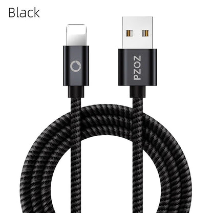 PZOZ Usb Cable for Iphone Cable 14 13 12 11 Pro Max Xs Xr X SE 8 7 6S plus Ipad Air Mini Fast Charging Cable for Iphone Charger
