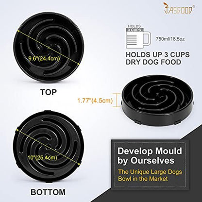 Slow Feeder Dogs Bowl for Large Dogs,Anti-Gulp