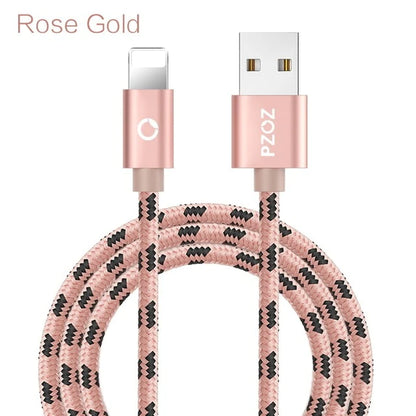 PZOZ Usb Cable for Iphone Cable 14 13 12 11 Pro Max Xs Xr X SE 8 7 6S plus Ipad Air Mini Fast Charging Cable for Iphone Charger